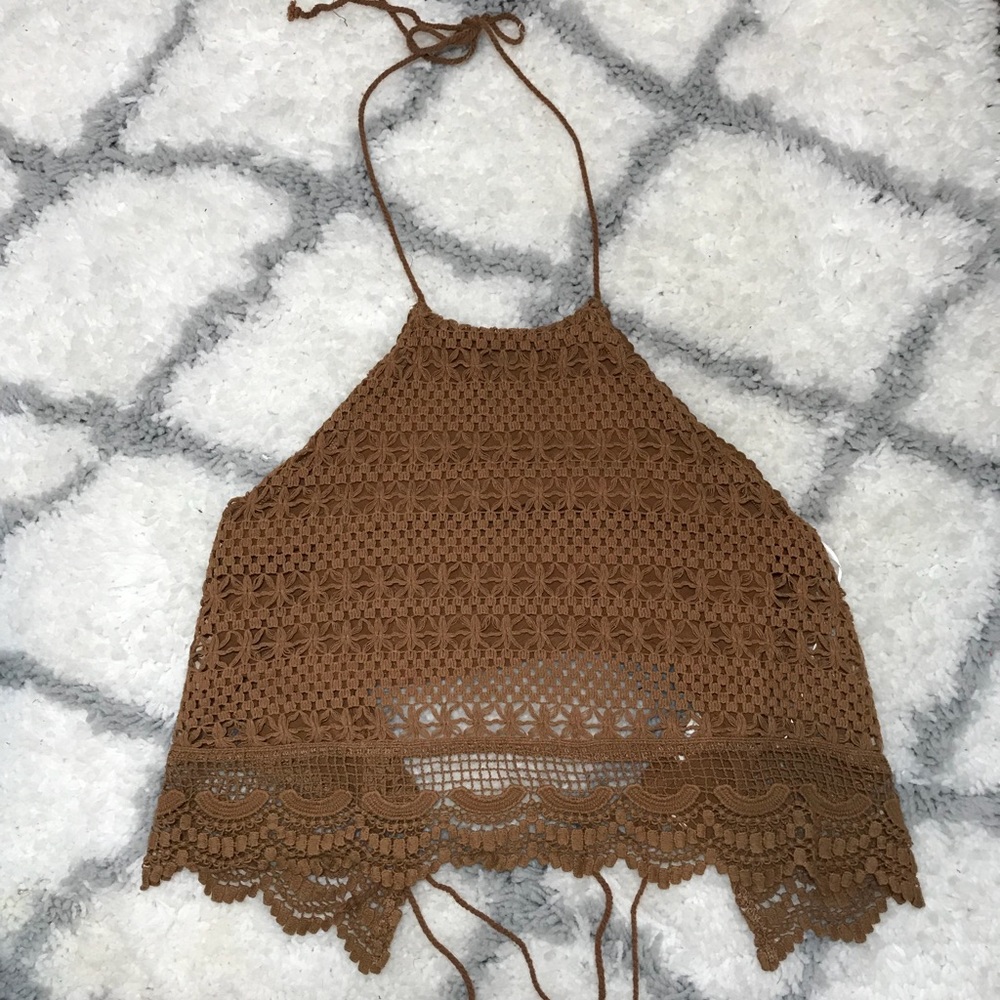 Caramel Crop Top